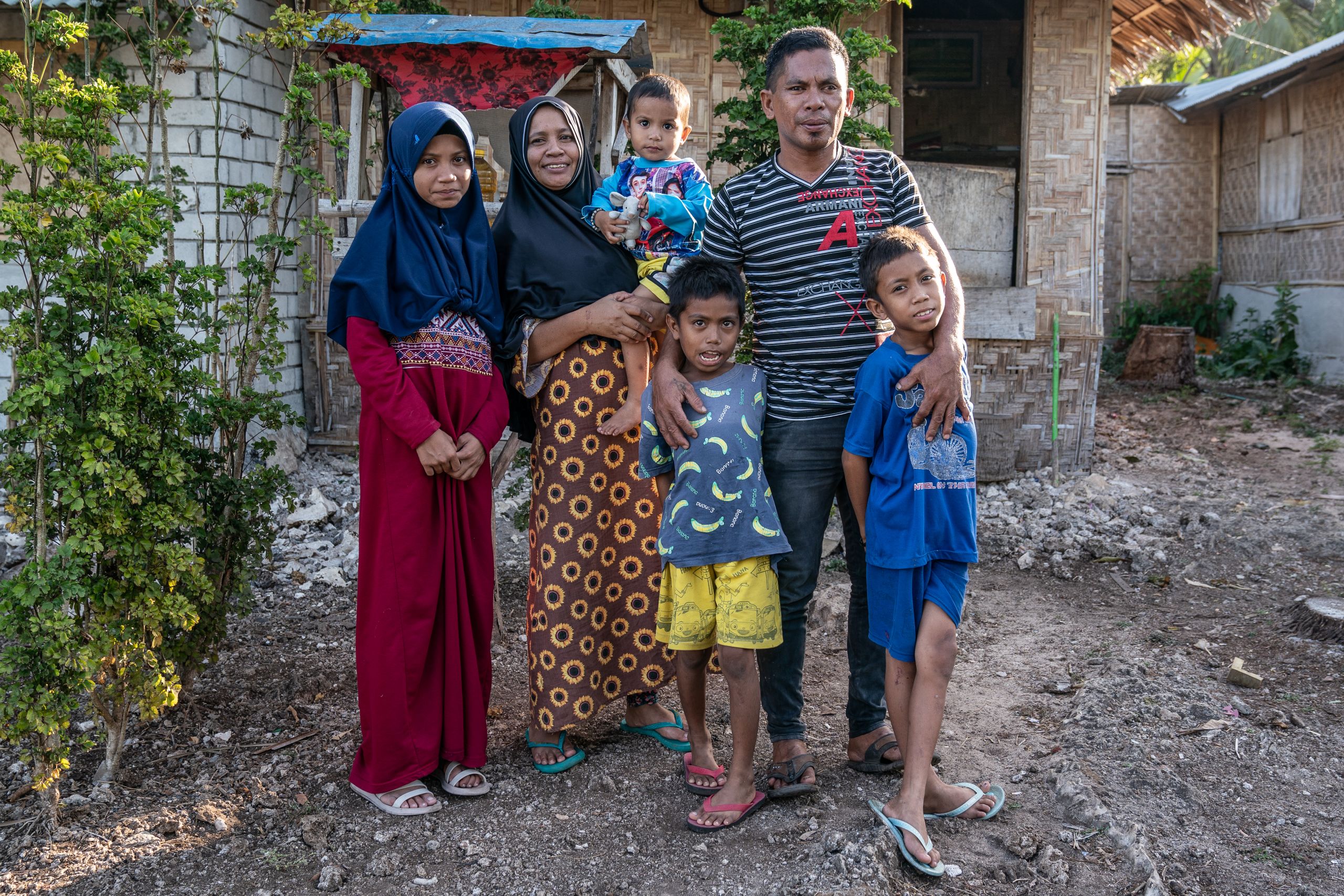 Nurlini and her family.