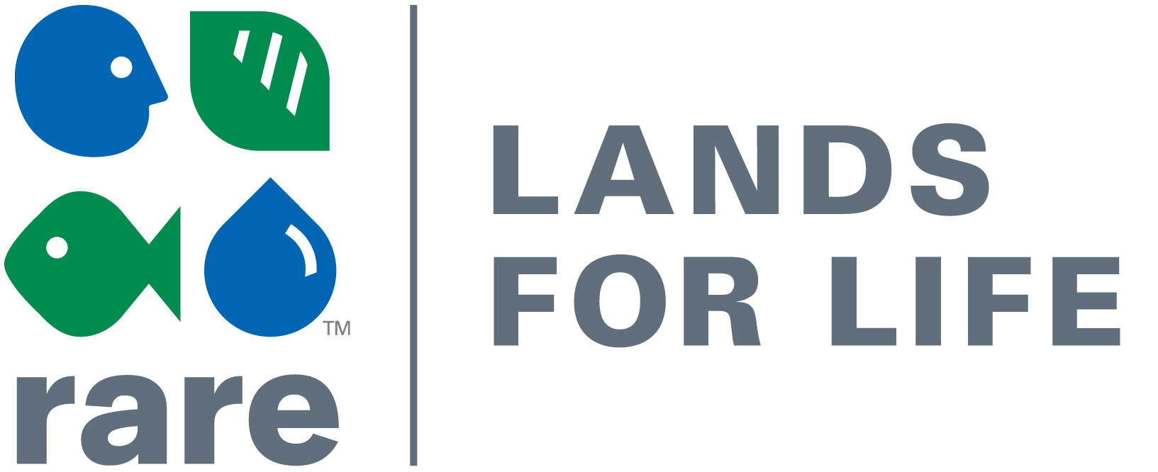 Rare - Lands for Life logo.